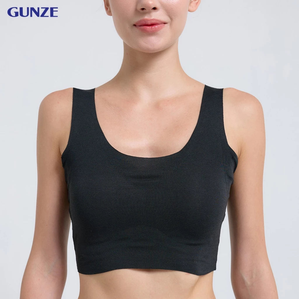 GUNZE - Asedoron Half Bra Top g– Model NH5702 - OCC LIFE