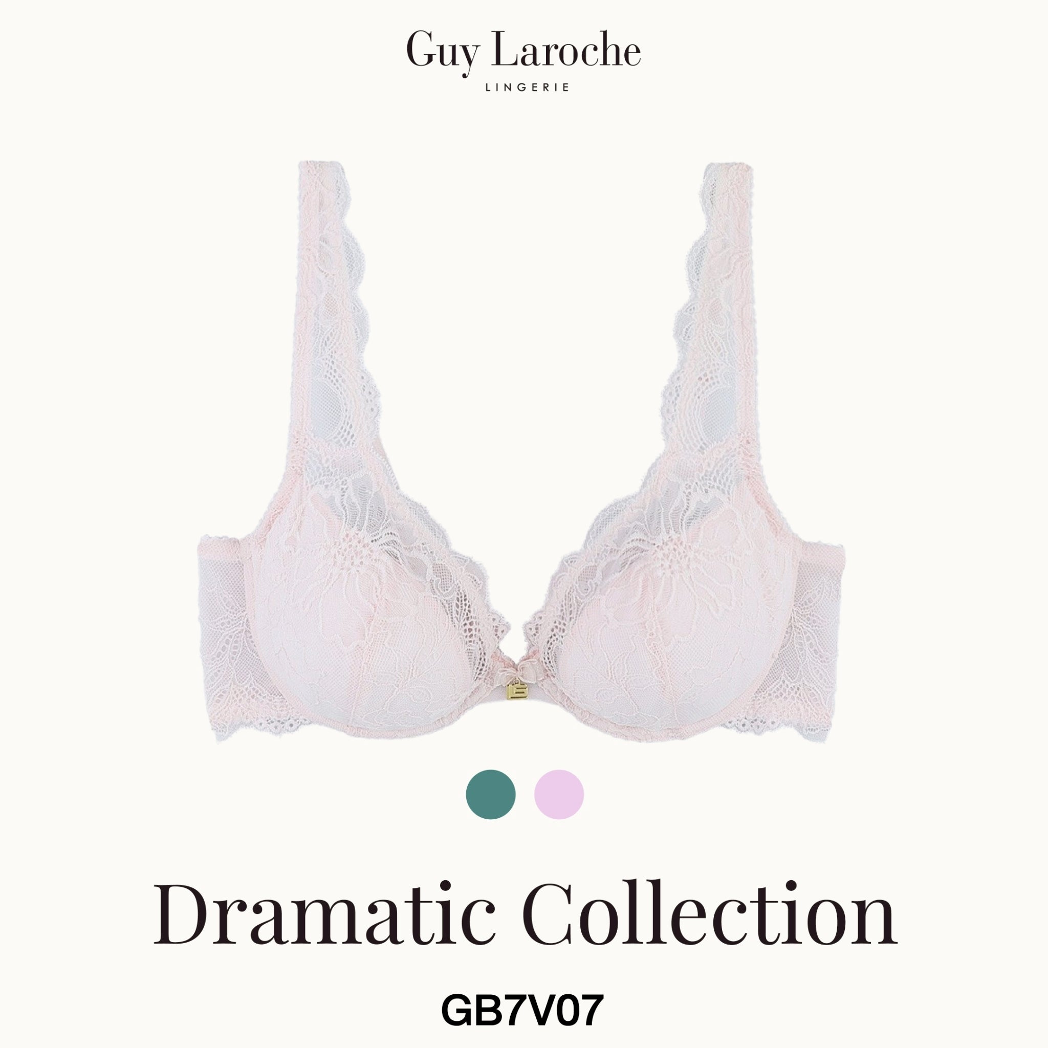 Guy Laroche Lingerie - Lace Bra with Soft Pad (Dramatic Collection) GB7V07 - OCC LIFE