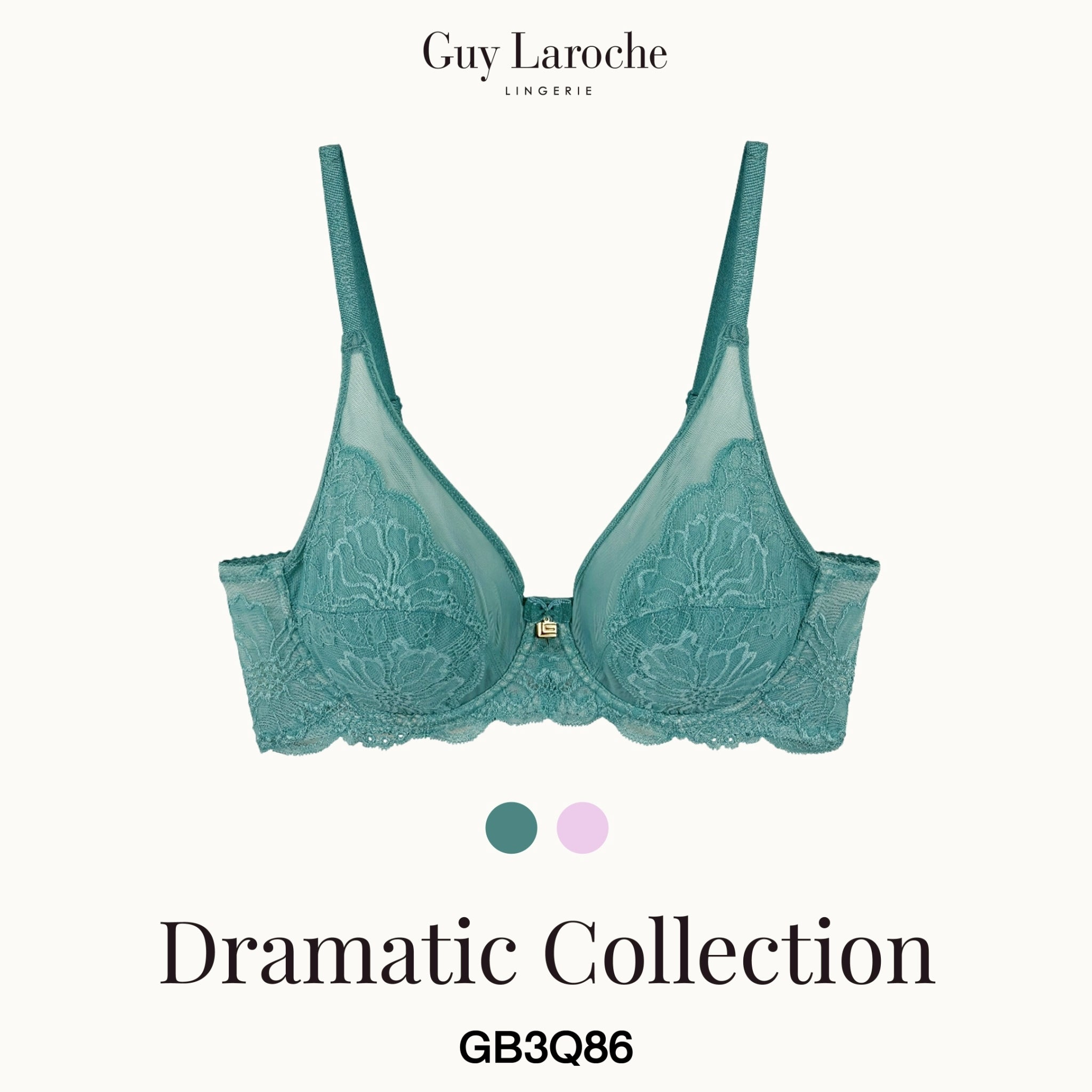 Guy Laroche Lingerie - Lace Bra (Dramatic Collection) See Through GB3Q86 - OCC LIFE