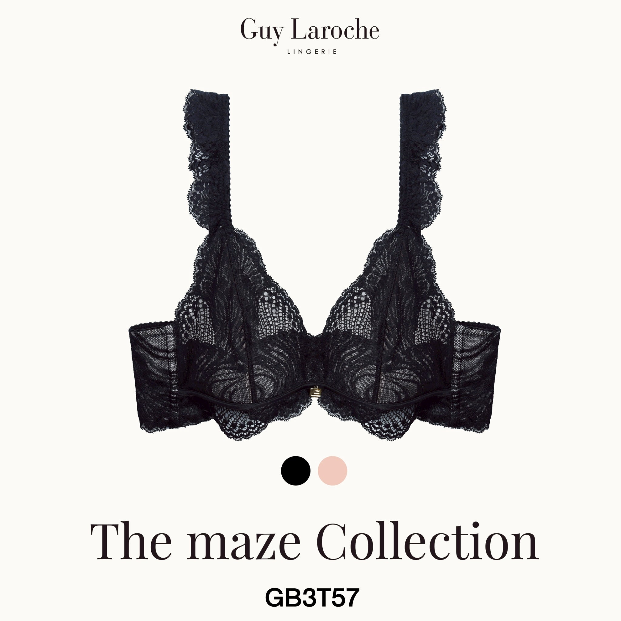 Guy Laroche Lingerie - See Through Lace Bra (The Maze Collection) GB3T57 - OCC LIFE
