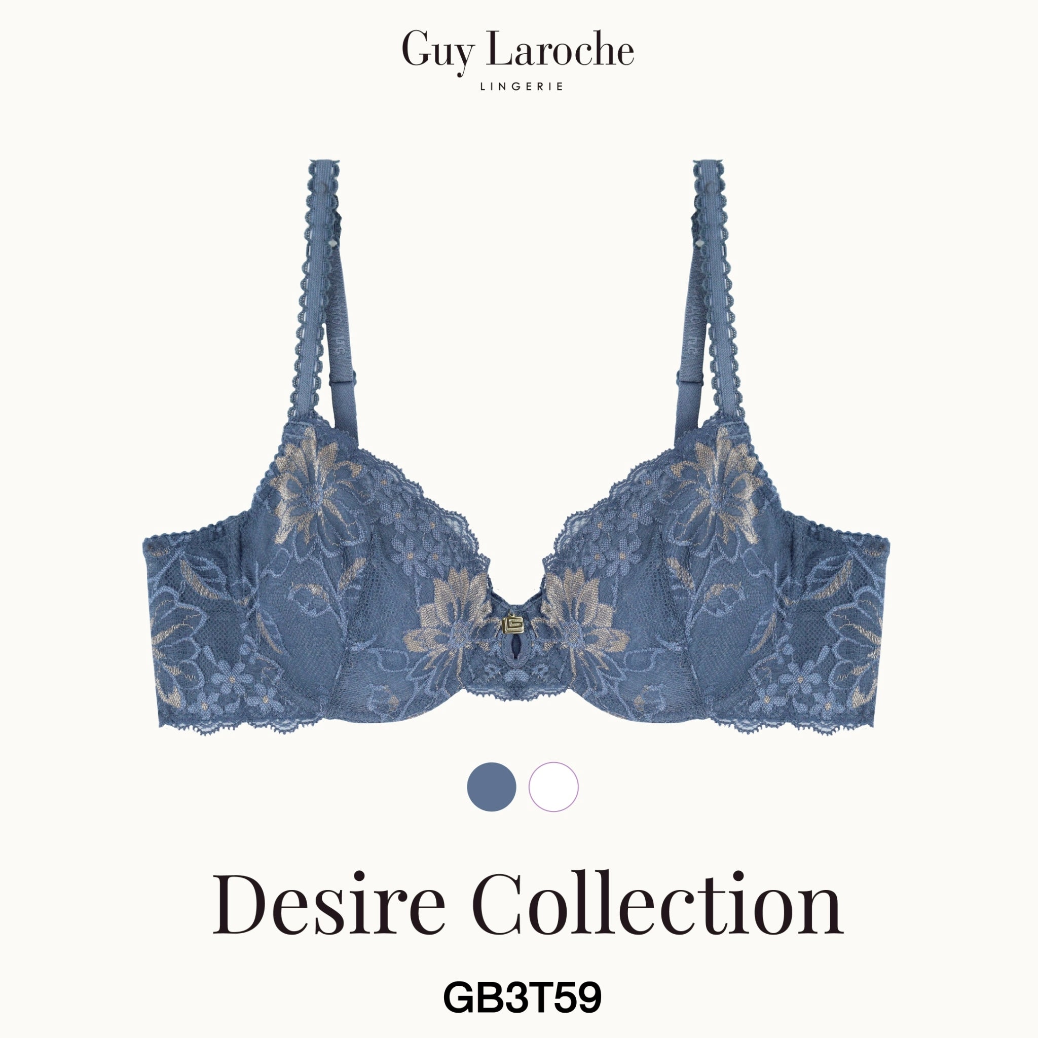 Guy Laroche Lingerie - See Through Lace Bra (Desire Collection) GB3T59 - OCC LIFE