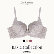 Guy Laroche Lingerie - Lace Bra with Light Padding, Soft Mold Full-Lock Bra (Plus Size) GB7R02 - OCC LIFE