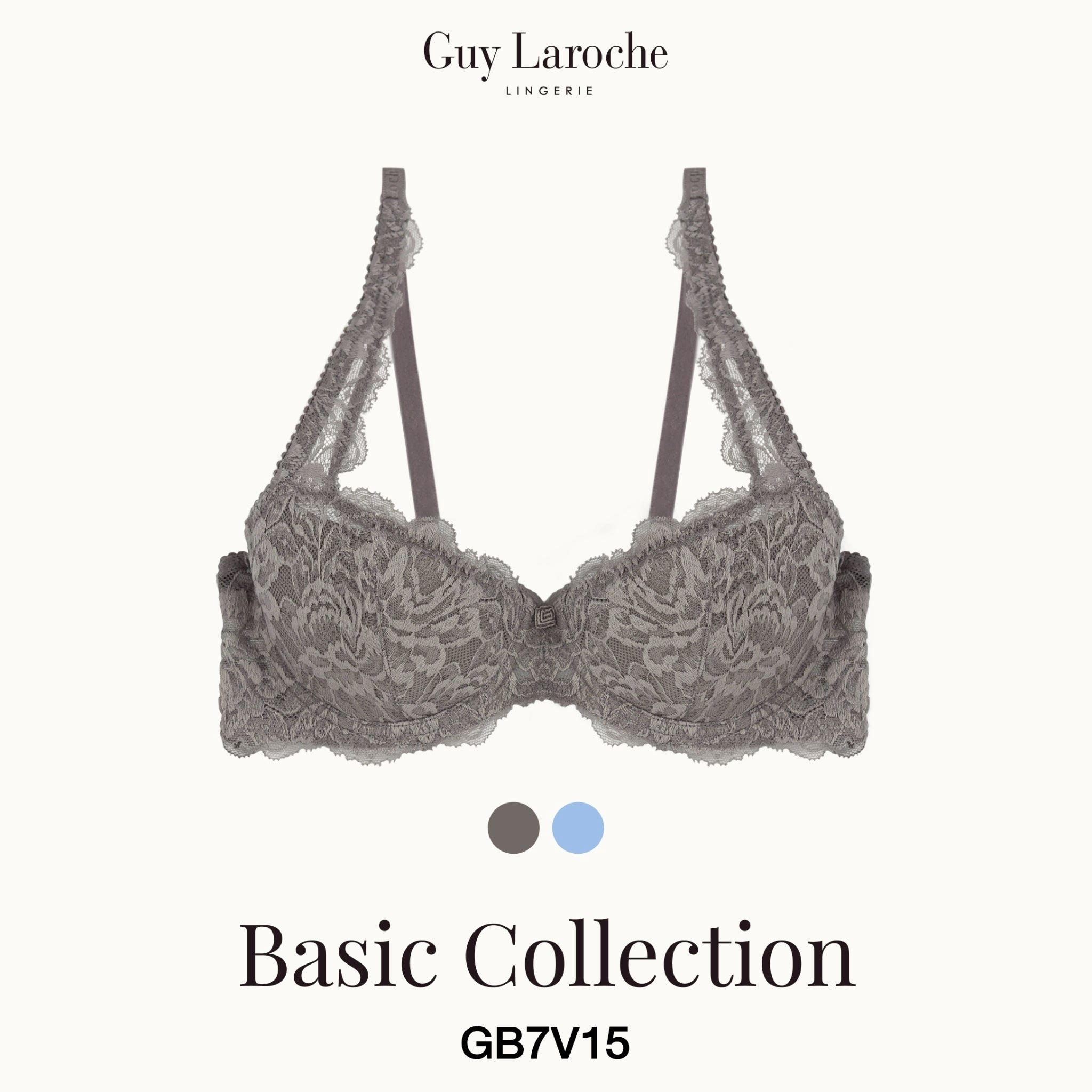Guy Laroche Lingerie - Lace Bra with Thin Soft Padding (Soft Pad Lace Bra) GB7V15 - OCC LIFE