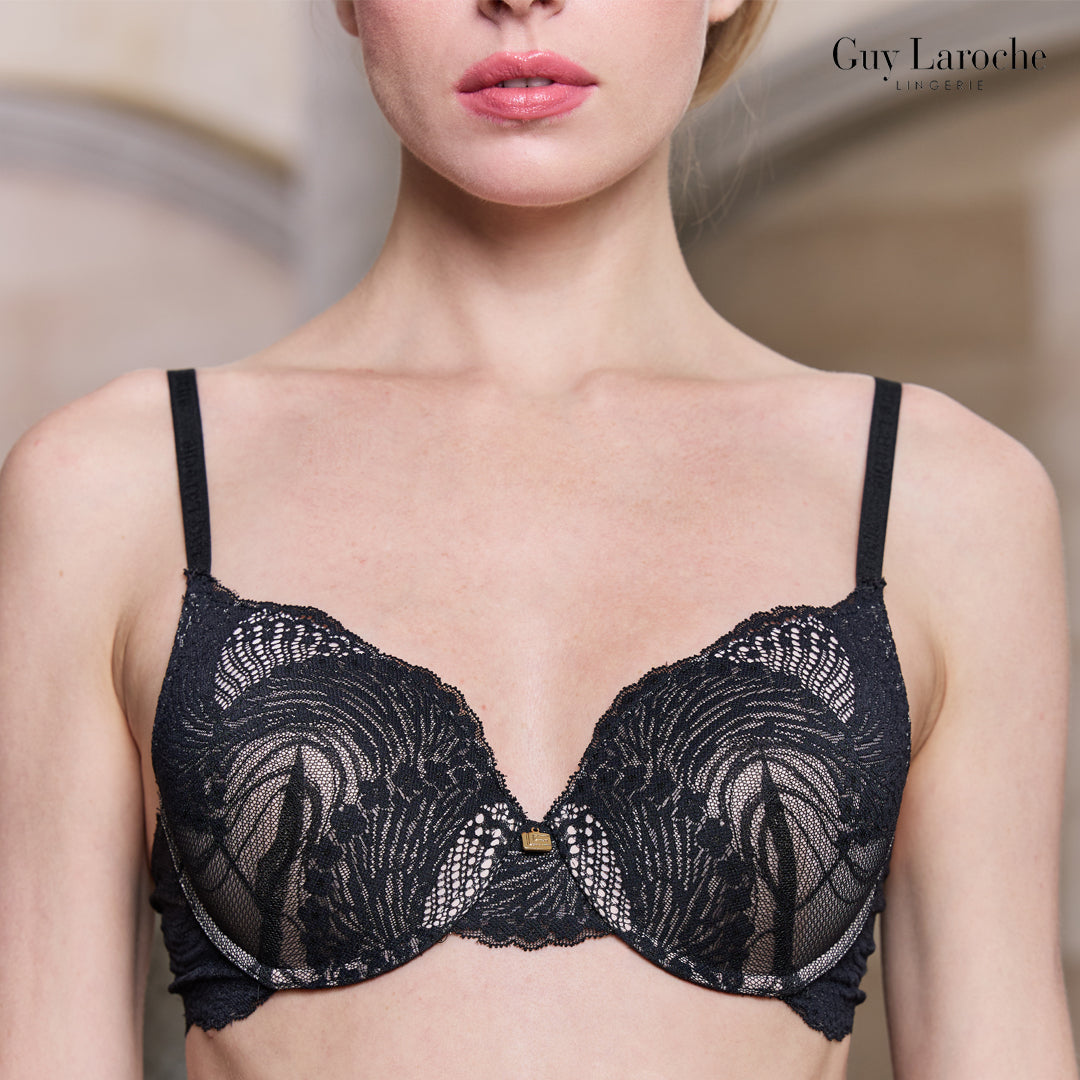 Guy Laroche Lingerie - Cup Plus Up Mold Lace Bra (The Maze Collection) GB7V16