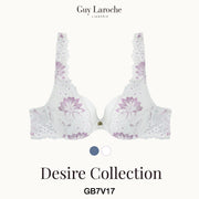 Guy Laroche Lingerie - เสื้อใน บราลูกไม้มีโครง ฟองบาง (Desire Collection) กีลาโรช Cup Mold GB7V17