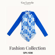 Guy Laroche Swimwear - Long Sleeve One-Piece Swimsuit GPL1036 - OCC LIFE