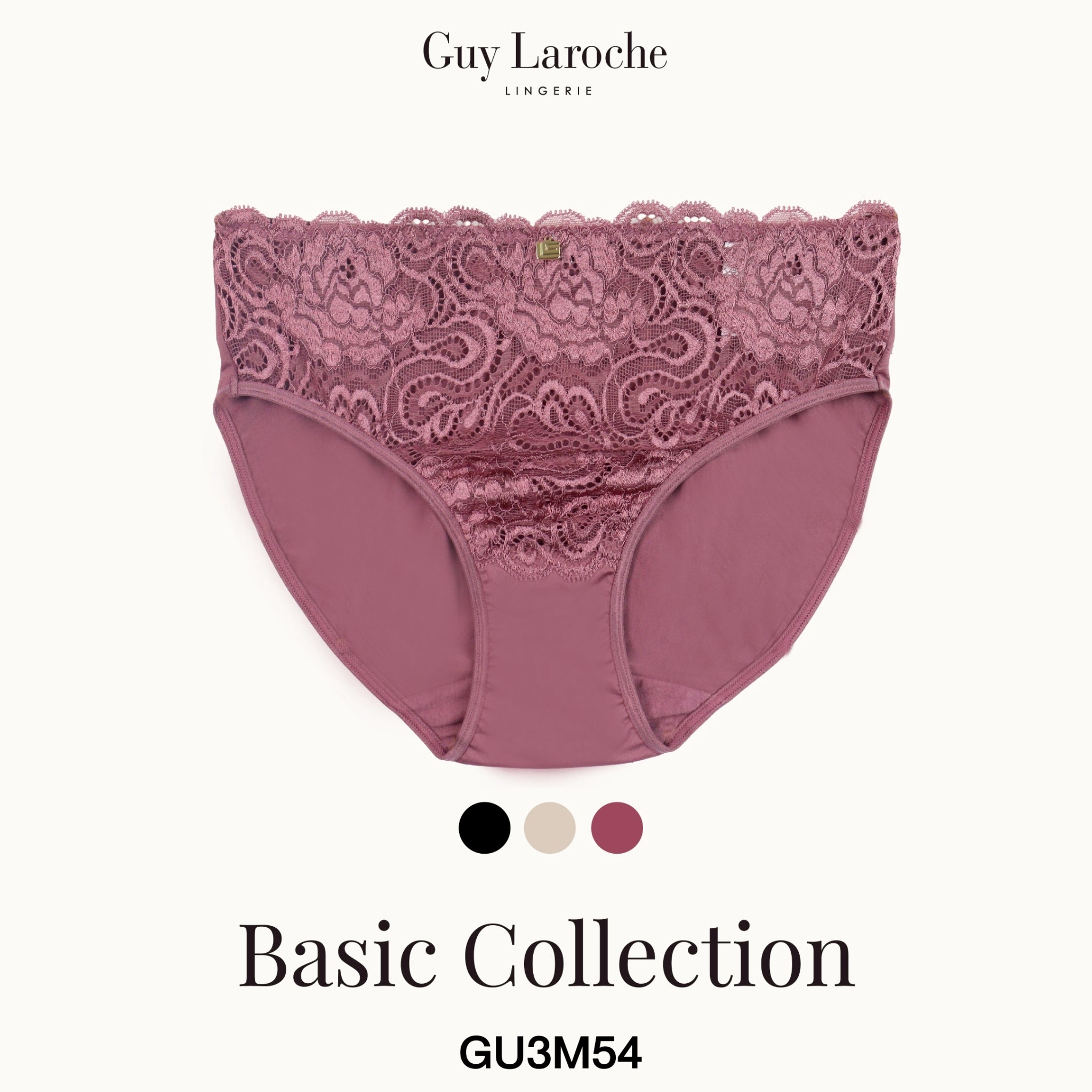 Guy Laroche Lingerie - Lace Half-Cut Underwear GU3M54 - OCC LIFE