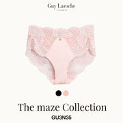 Guy Laroche Lingerie - Lace Half Panty (The Maze Collection) GU3N35 - OCC LIFE
