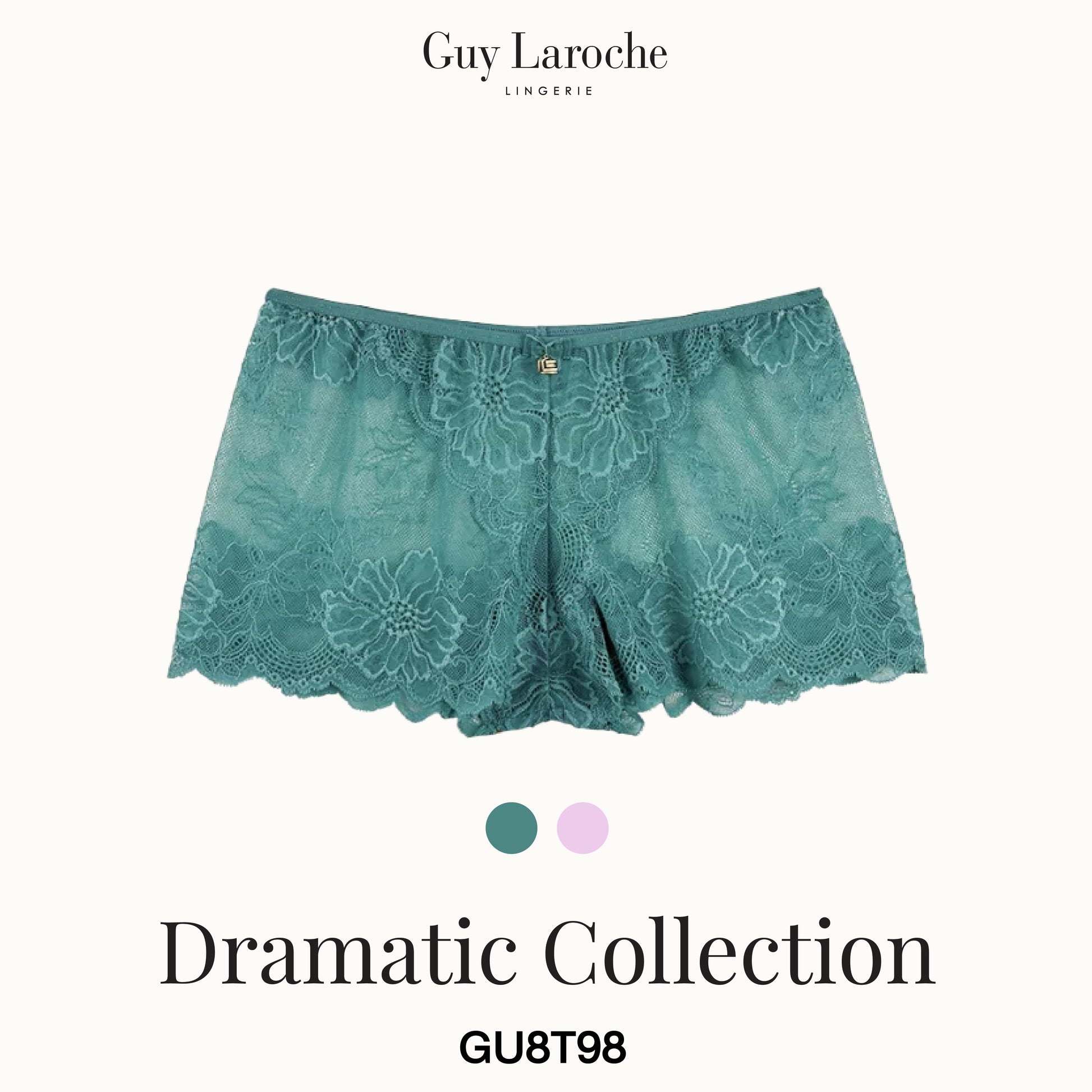 Guy Laroche Lingerie - Lace Boy Leg Underwear (Dramatic Collection) GU8T98 - OCC LIFE
