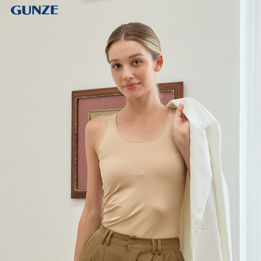 GUNZE - Women’s Tank Top (COTTON & RAYON) NH4189 - OCC LIFE