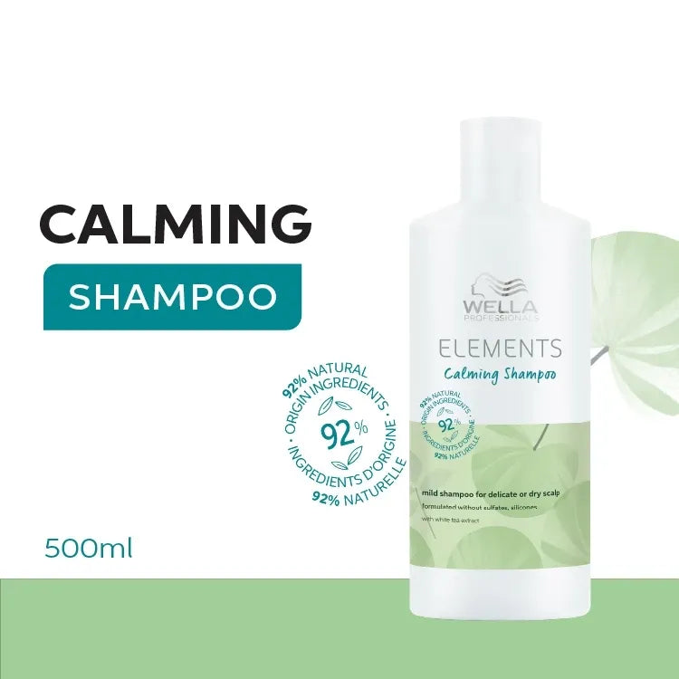 WELLA - Elements Calming Shampoo Sulfate & Silicone Free Gentle 500 ml. - OCC LIFE